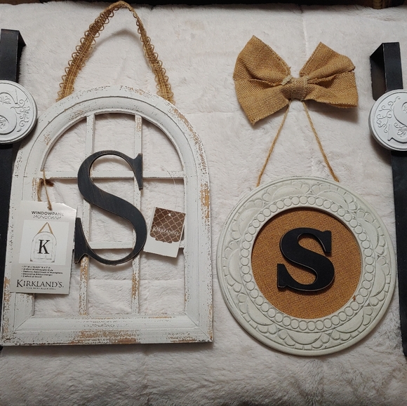 NWT 4 piece S Monogram home decor.  New with tag.  OBO - Picture 2 of 12